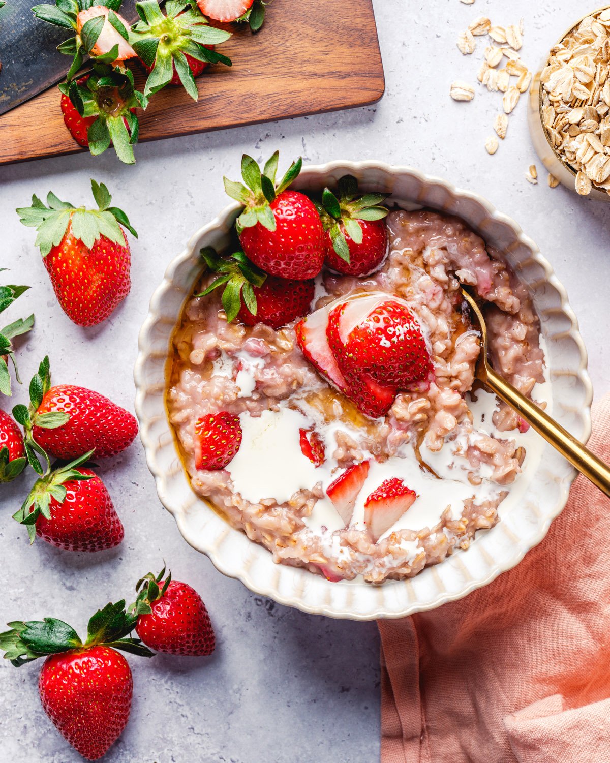 Strawberry oatmeal