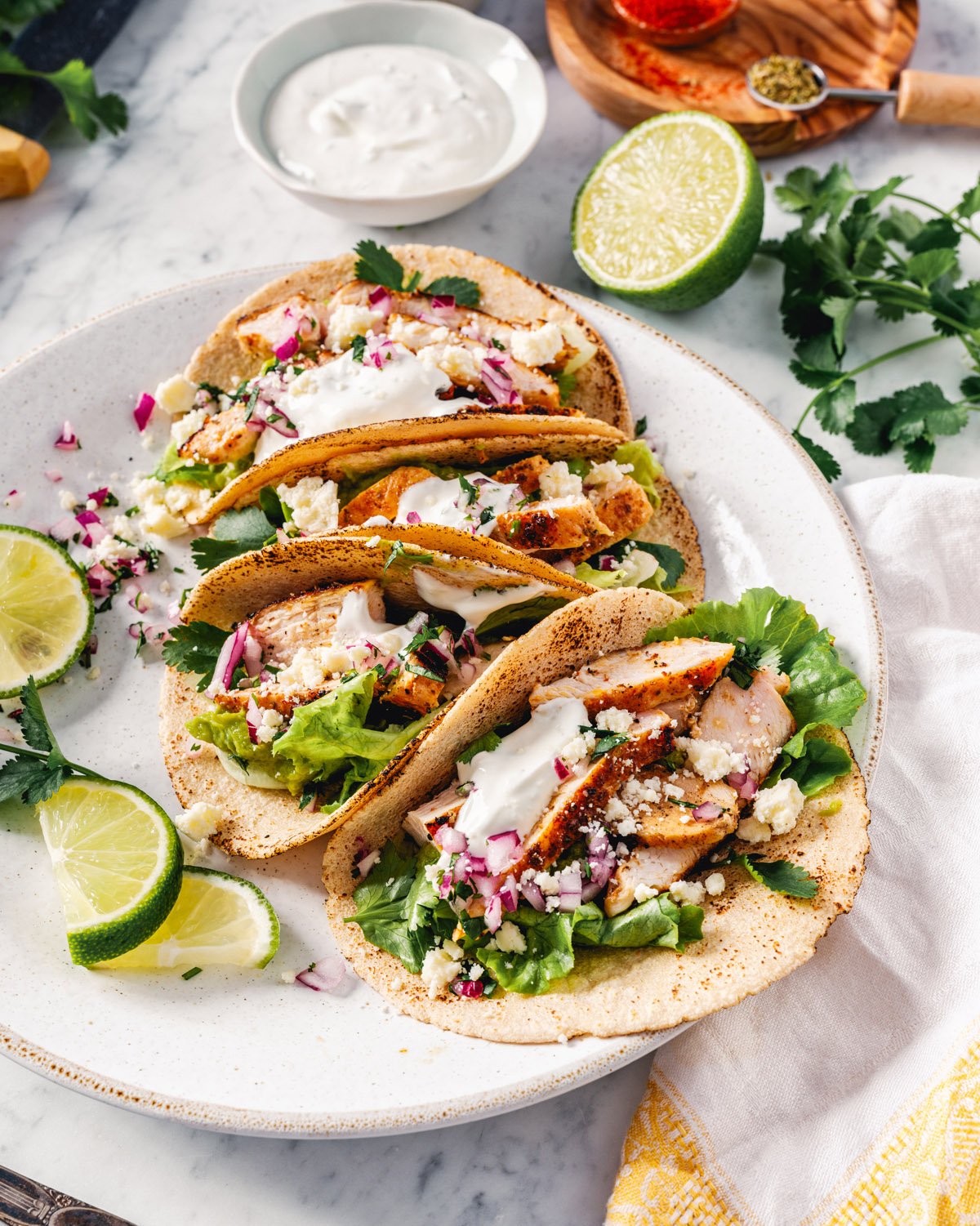 Chicken tacos recipe