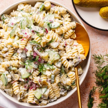 Dill Pickle Pasta Salad