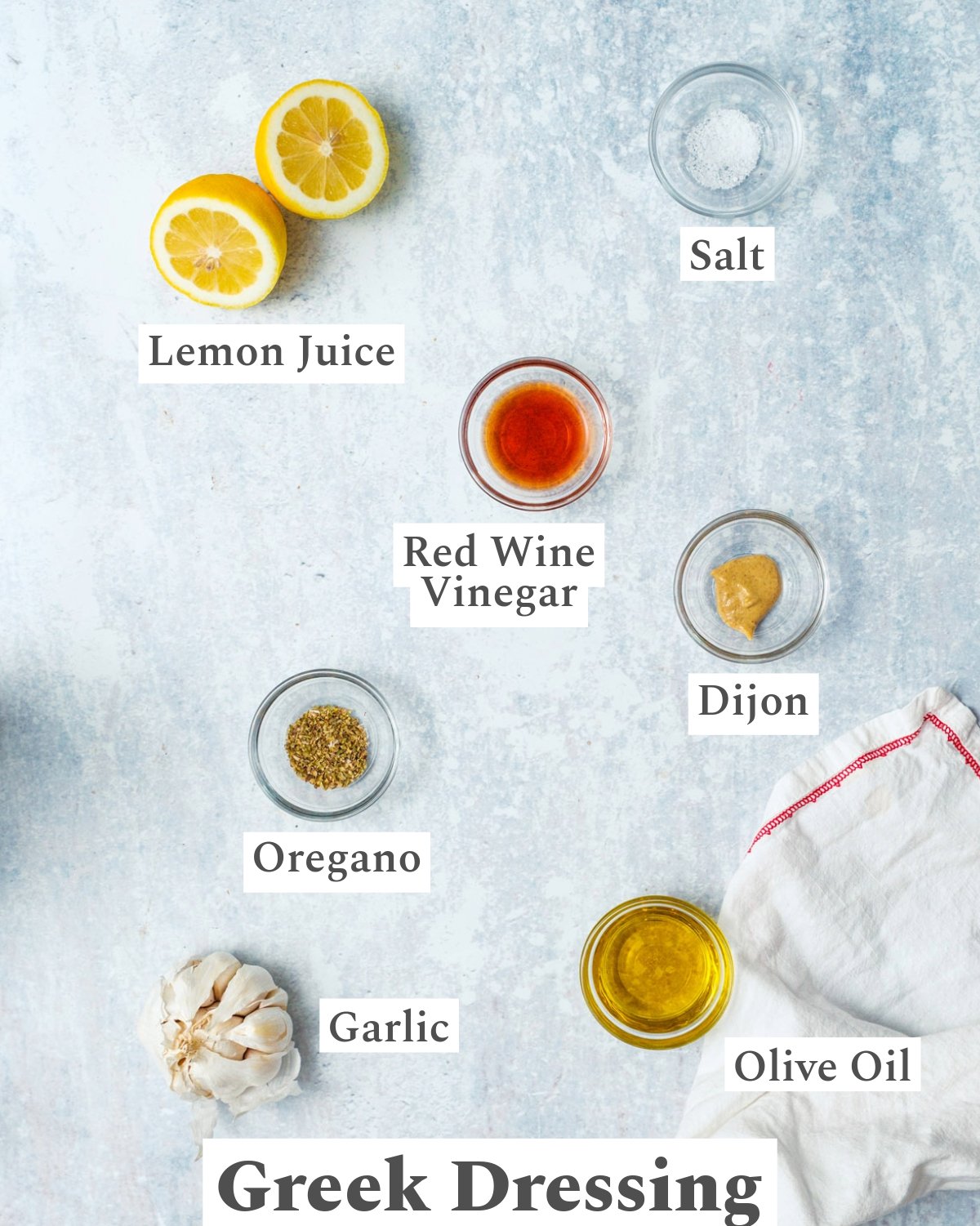 Greek salad dressing ingredients