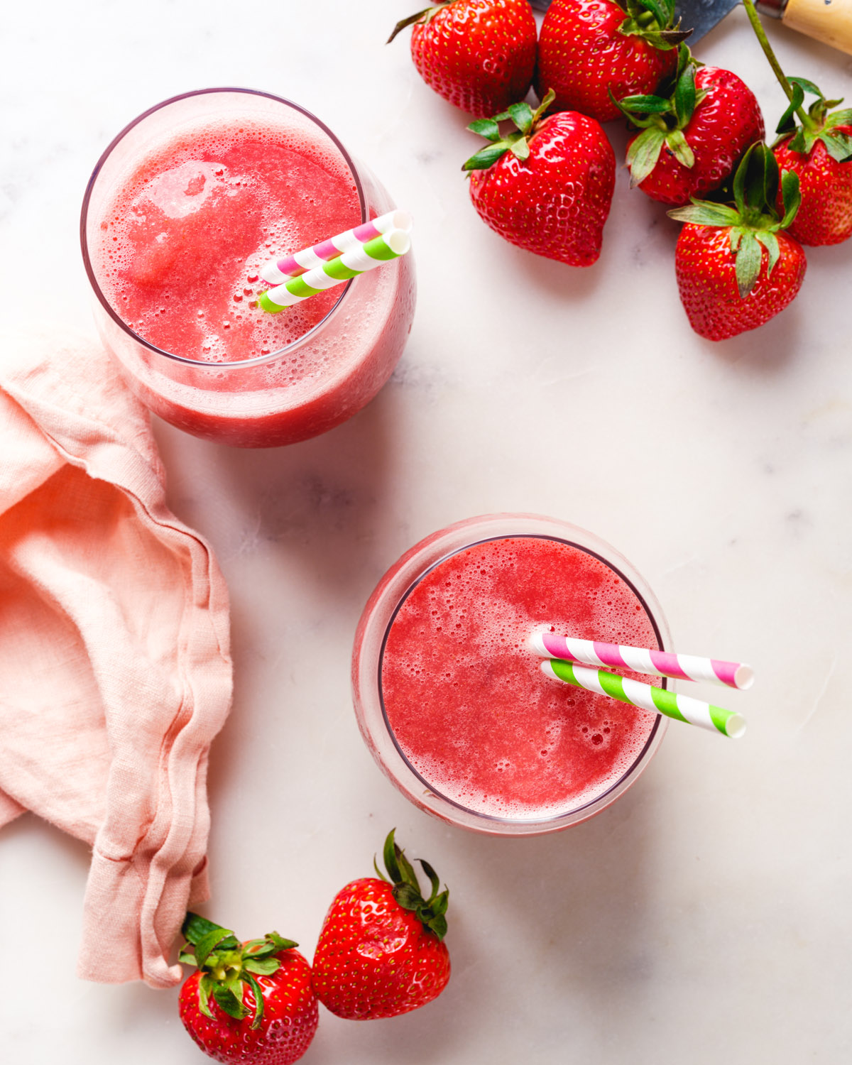 Strawberry slushie