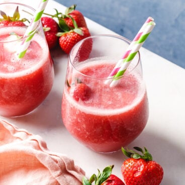 Strawberry slushie