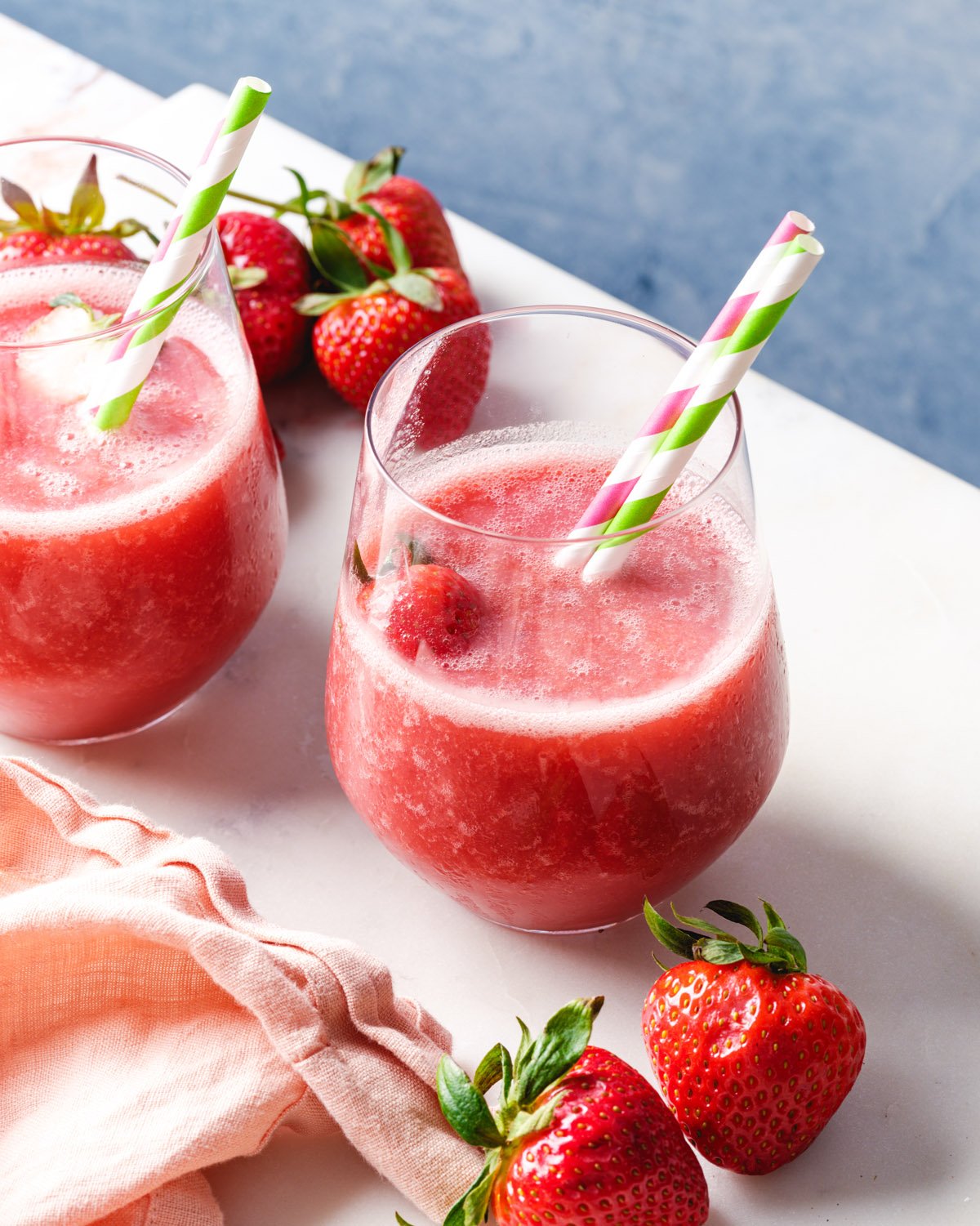 Strawberry slushie