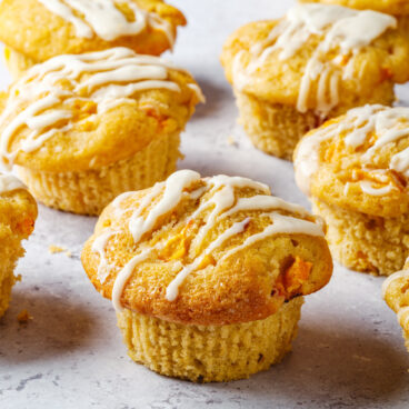 Peach Cobbler Muffins