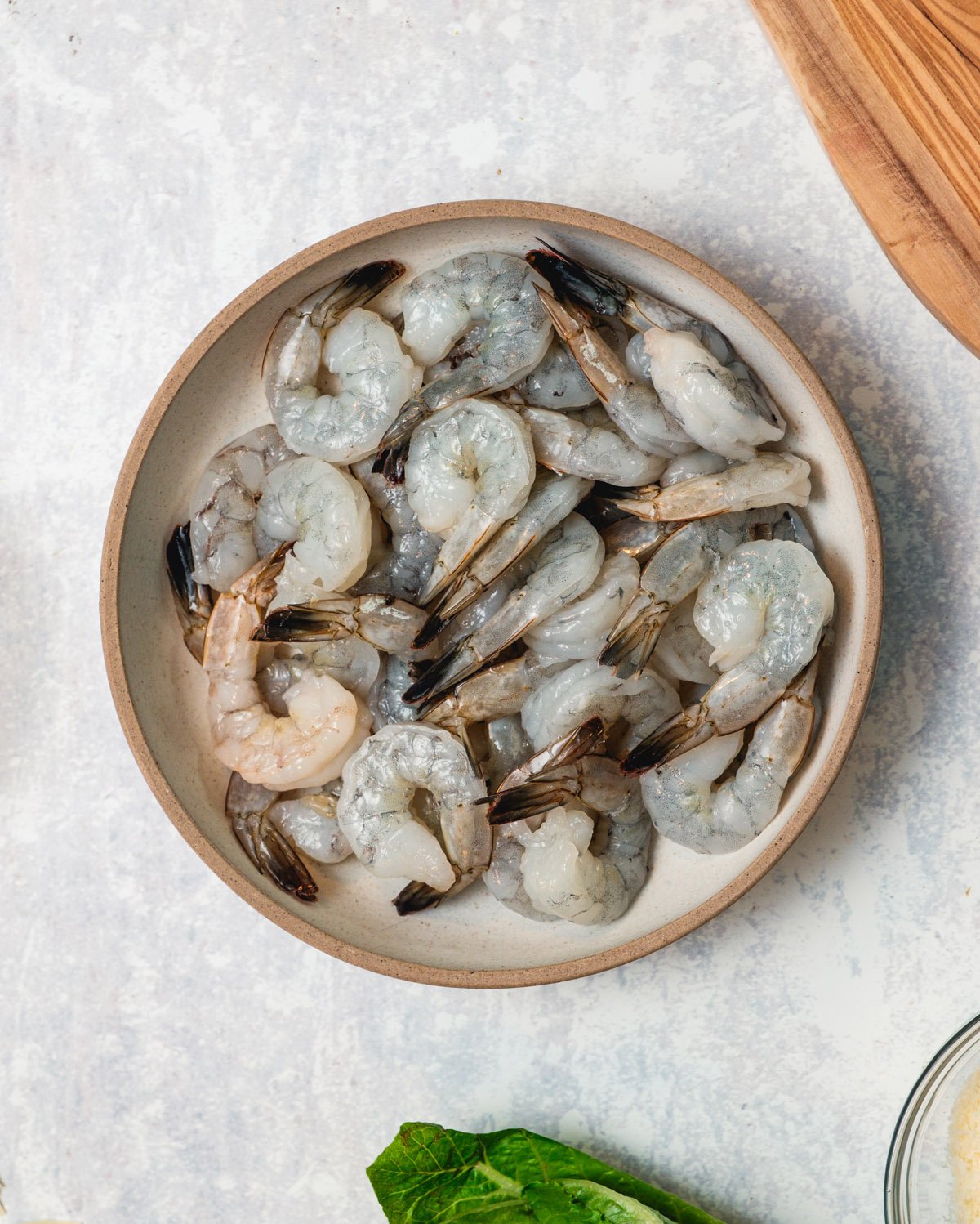 Raw shrimp