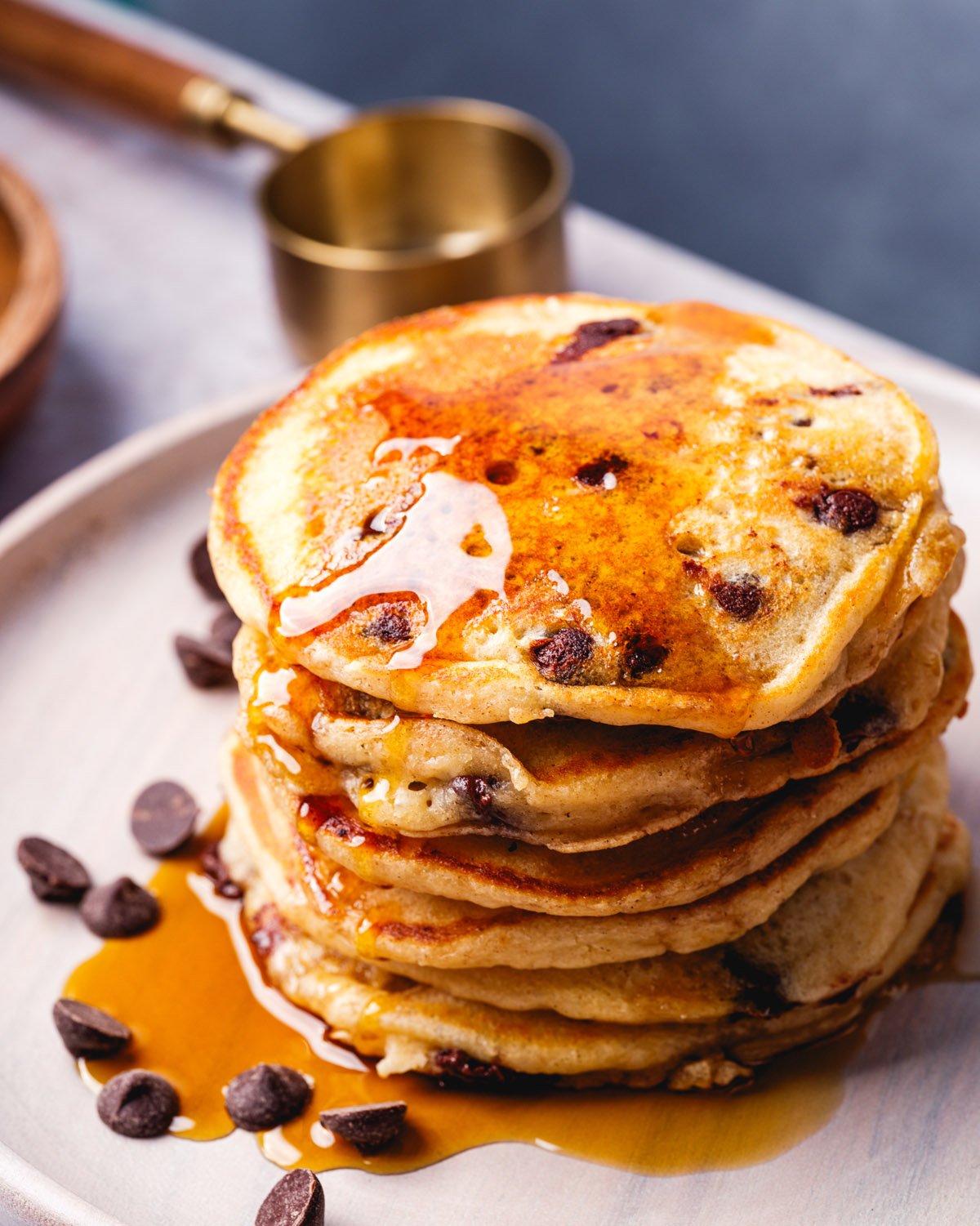 Chocolate chip pancakes