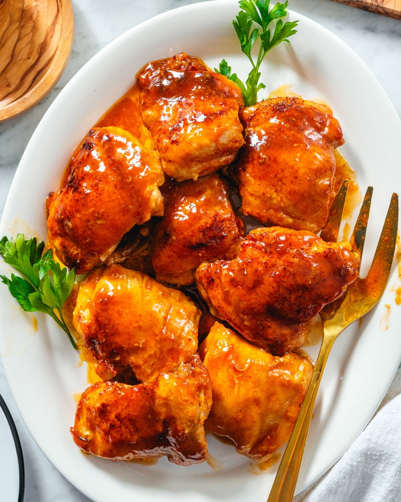 Honey Garlic Chicken Thighs