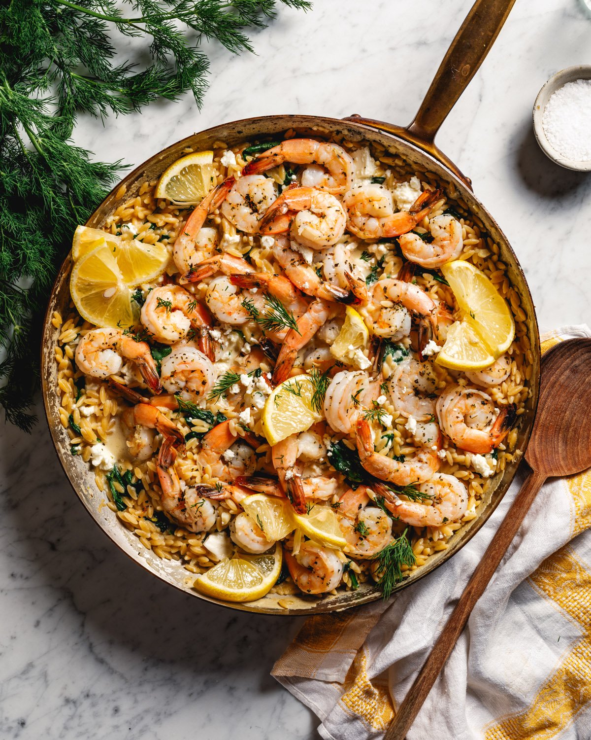 Shrimp and Orzo