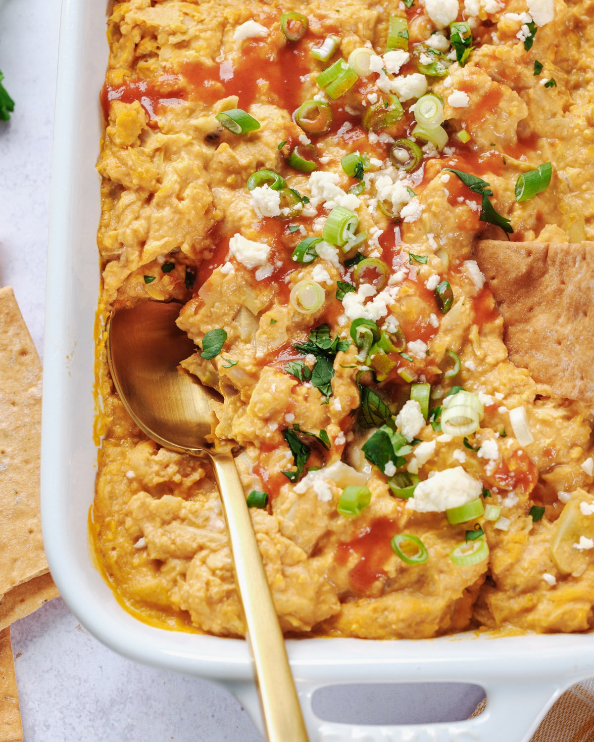 Vegetarian Buffalo Chicken Dip