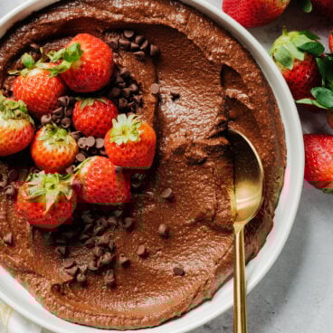 Brownie batter hummus