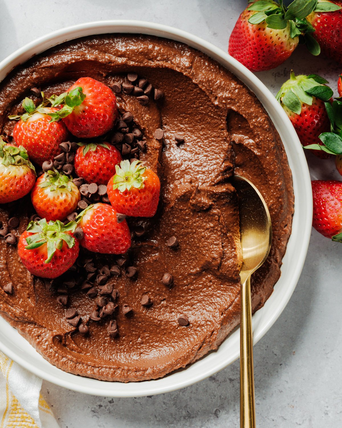 Brownie batter hummus
