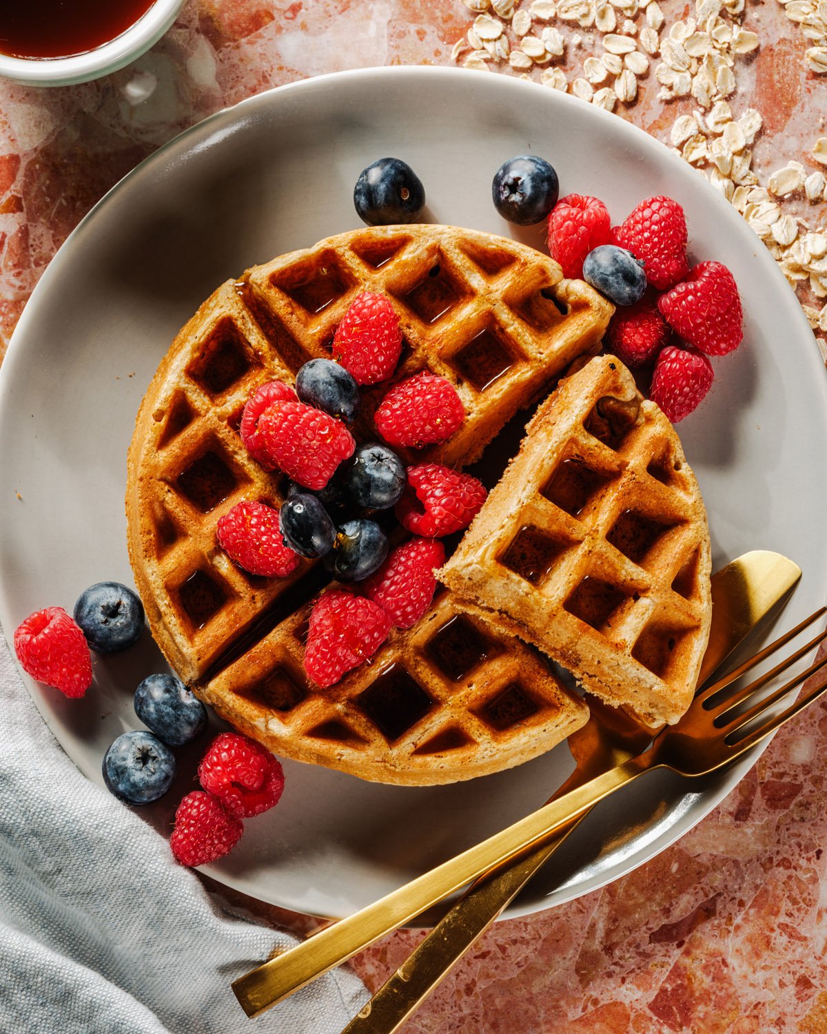Oatmeal Waffles