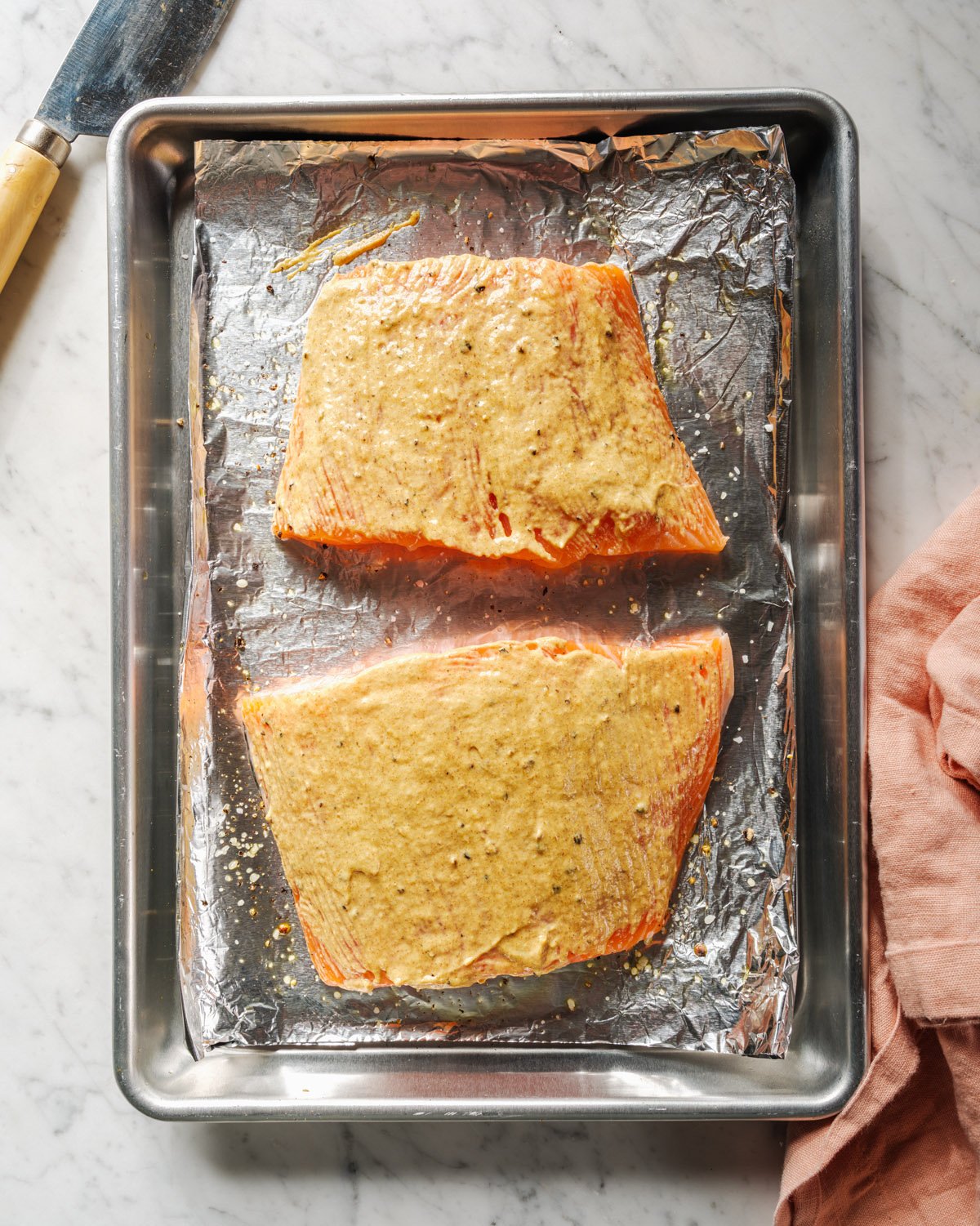 Parmesan Crusted Salmon with Dijon