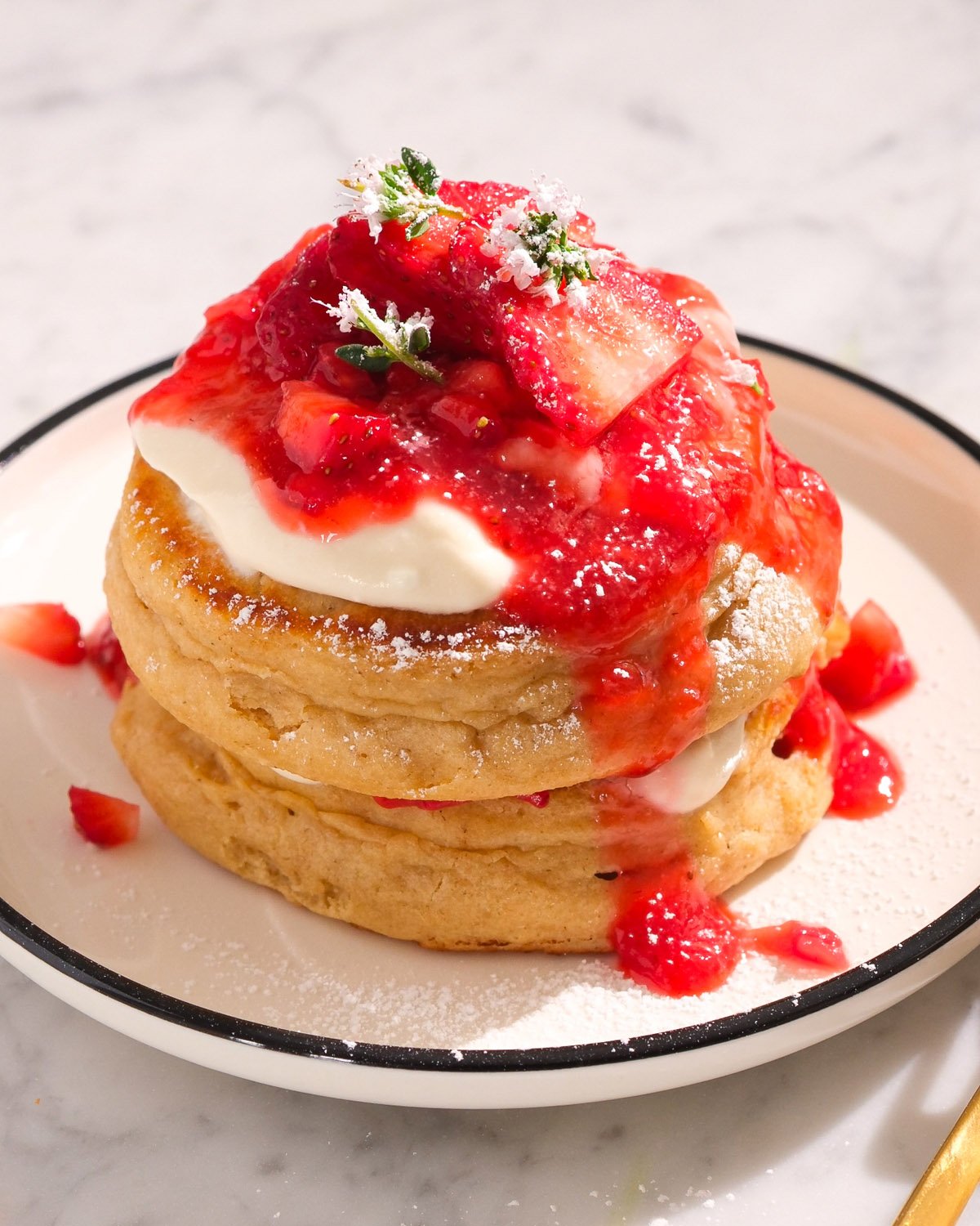 Strawberry Shortcake Pancakes